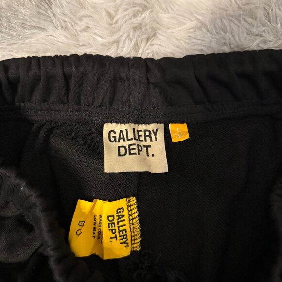 Gallery Dept Painted Flare Sweatpants Black Size Medium or Large - Picture 2 of 3